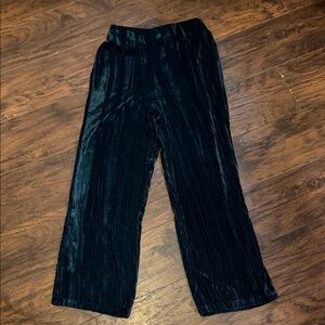 Emerald green Velvet Pants